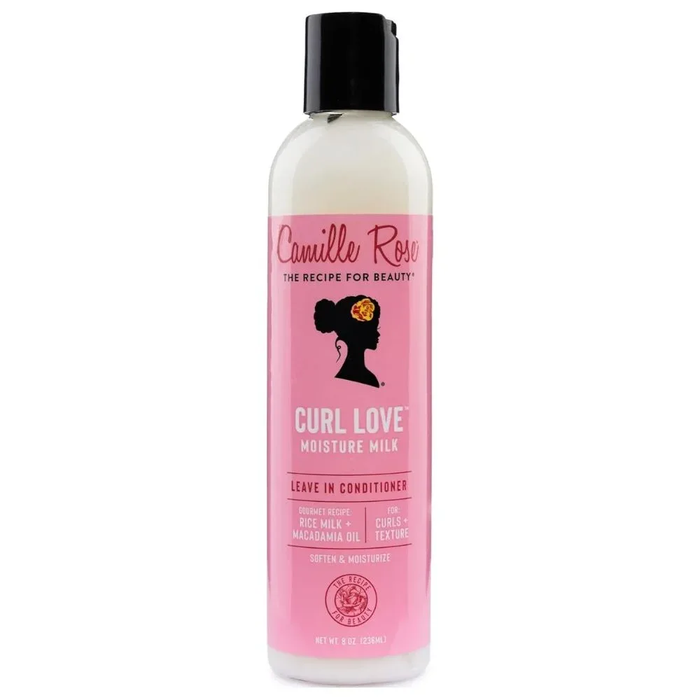 Camille Rose Curl Love Moisture Milk for dry 4C hair.