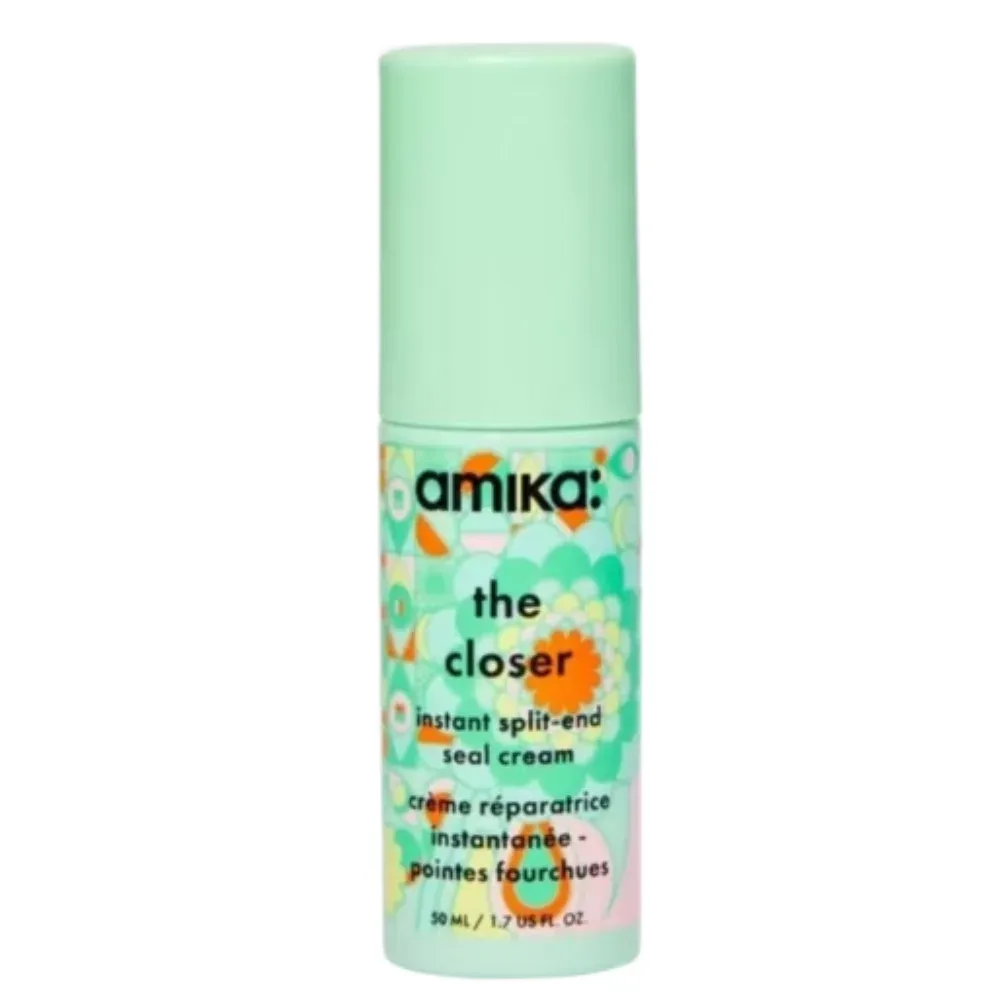 amika The Closer Instant Split-End Seal Cream packaging