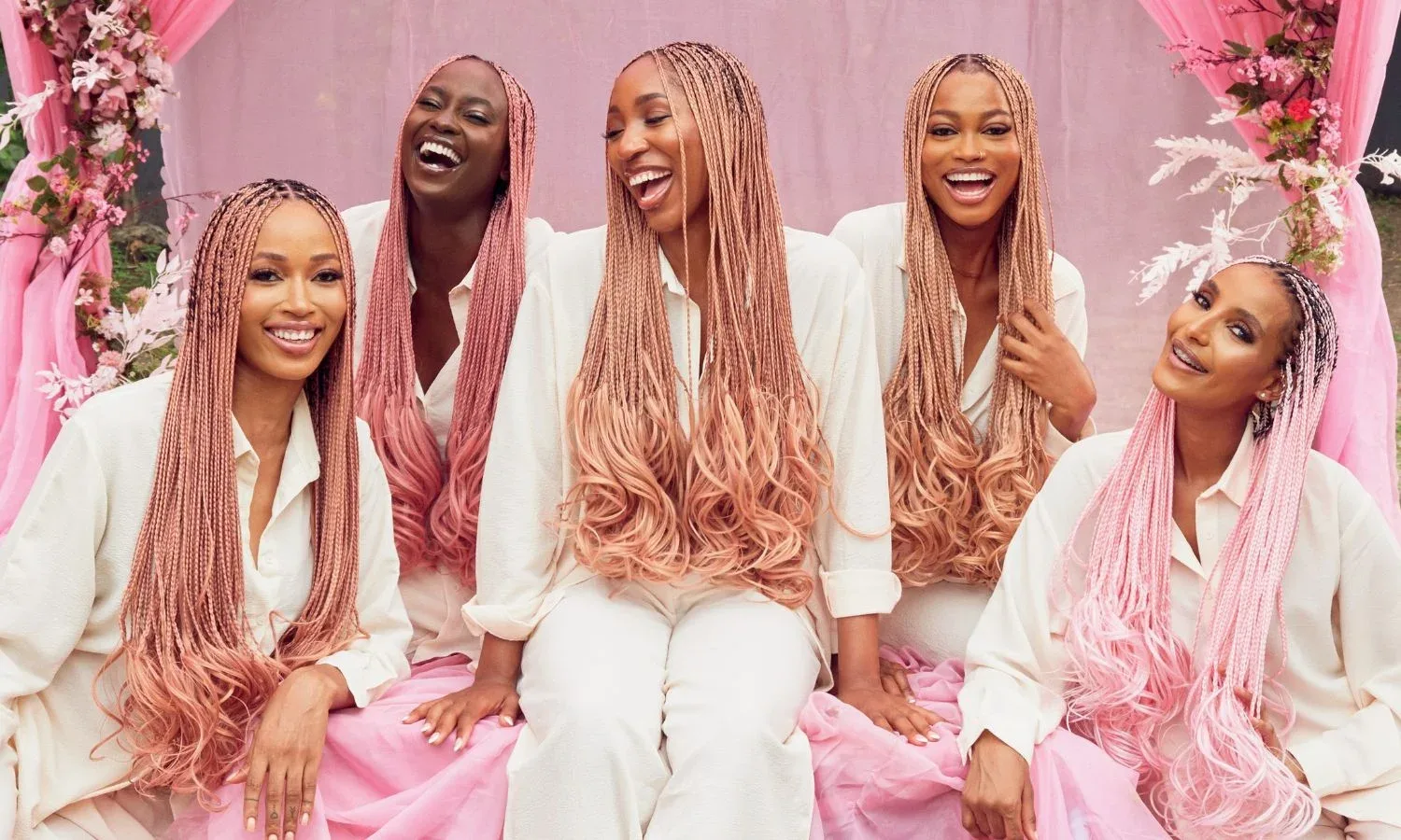 french curl braids on natural hair