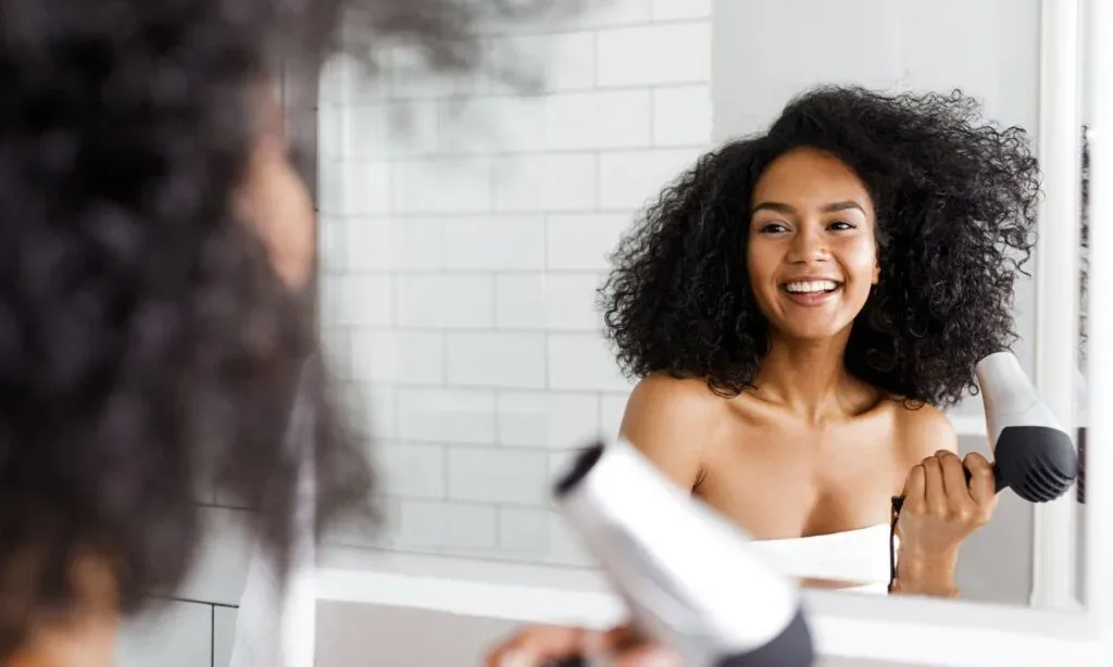 how to dry natural hair without damage