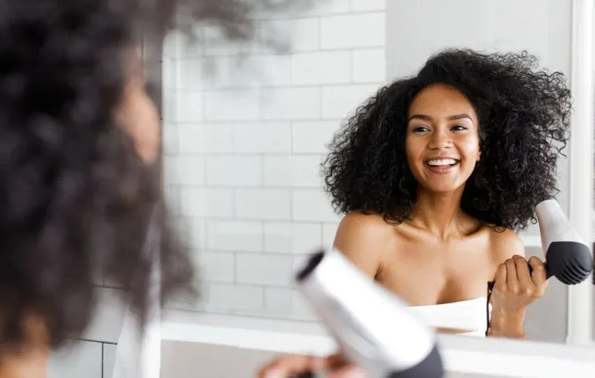 how to dry natural hair without damage