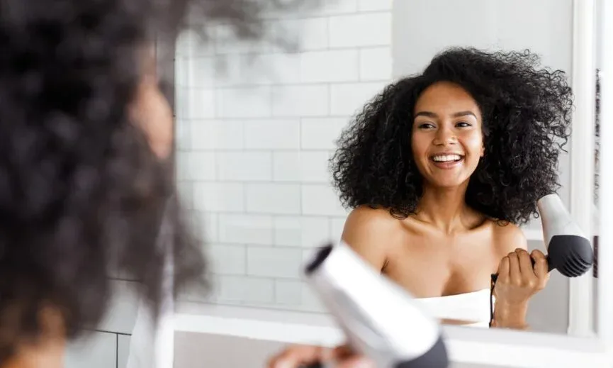 how to dry natural hair without damage