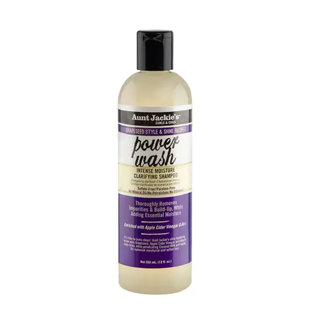 Aunt Jackie’s Power Wash Clarifying Shampoo for heavy product buildup