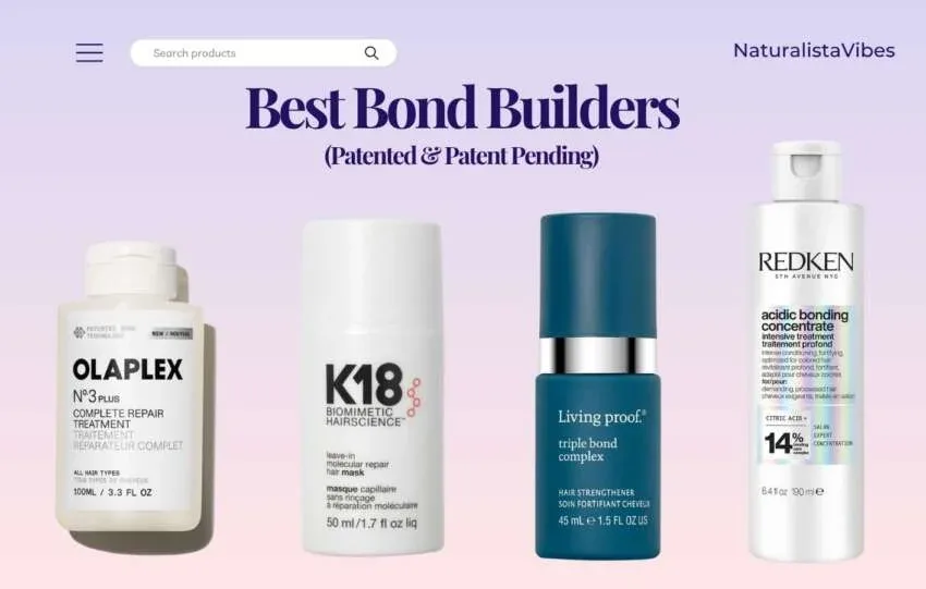 Bond builders for hair designed to strengthen damaged and weakened strands