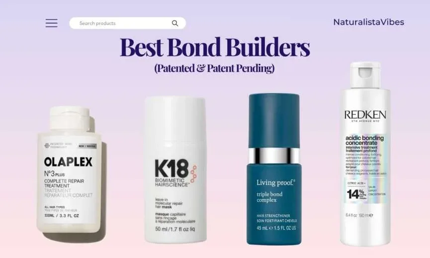 Bond builders for hair designed to strengthen damaged and weakened strands