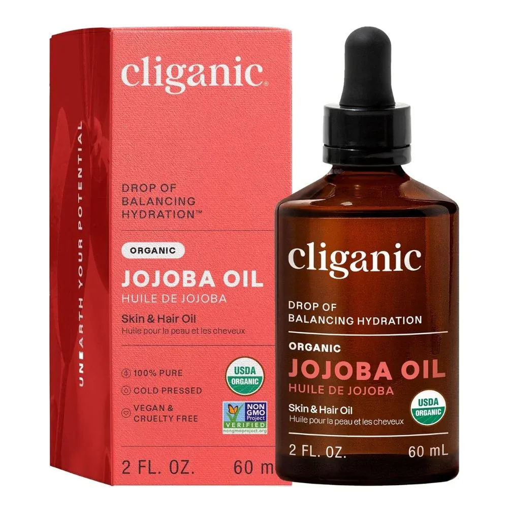 Jojoba oil for sealing moisture in fine natural hair